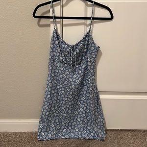 Reformation blue floral dress